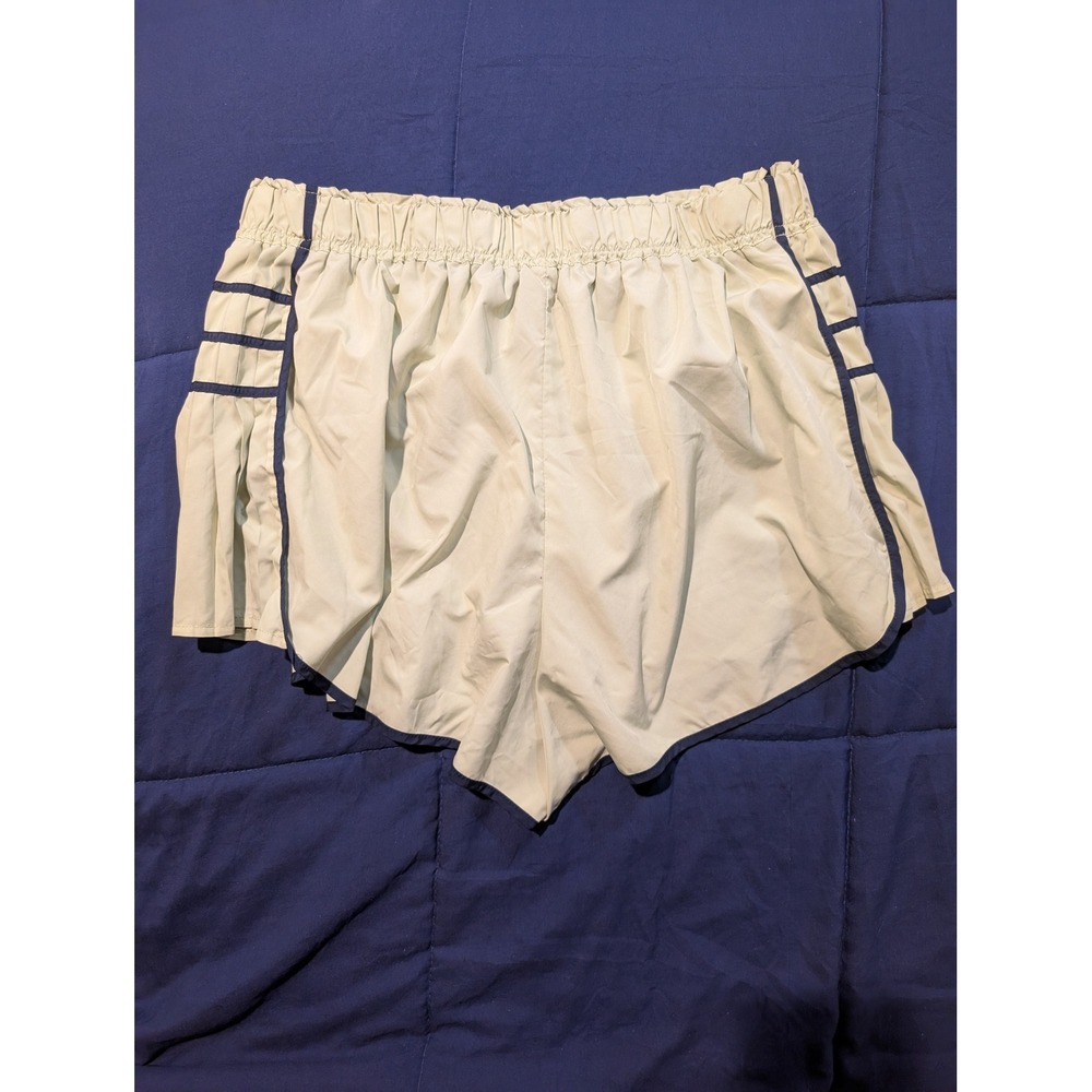Free Movement The Way Home Running Shorts Keylime Green Navy Trim‎ - Size M